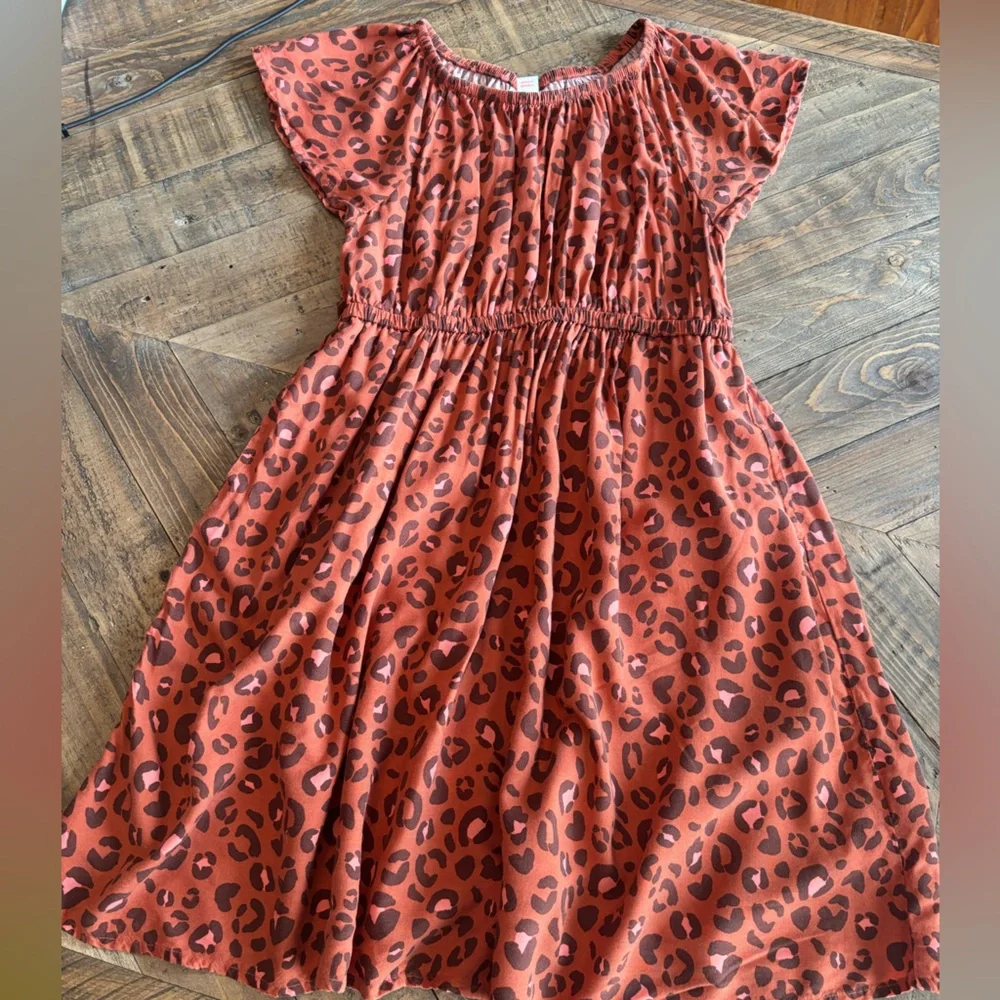 Cat & Jack Orange Leopard Print Skirt - Picture 1 of 4